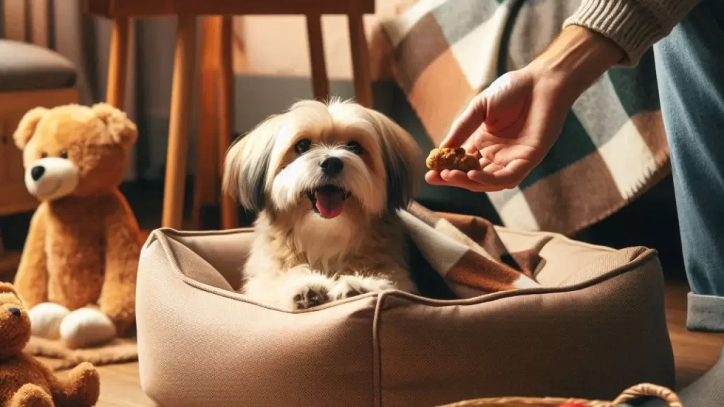Cama portátil para cão pequeno