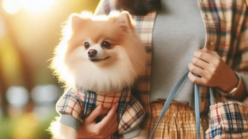 Looks combinando tutor e cão pequeno
