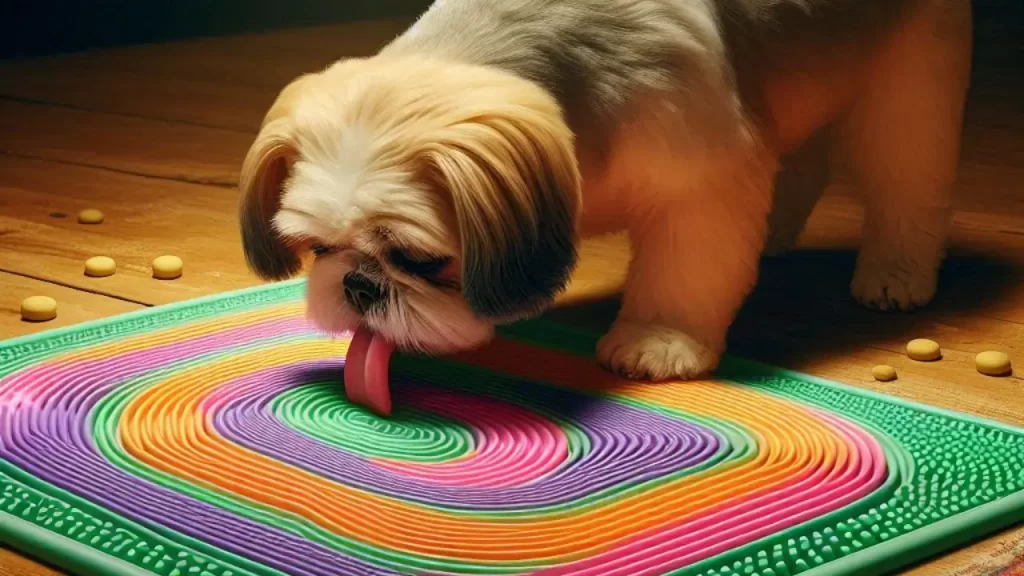 Tapetes de lambedura para cães pequenos